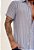Camisa Linho Listrada Azul Jeans - Imagem 4
