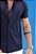 Camisa Tricoline Azul Marinho - Imagem 3
