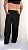 Calça Pantalona Linho Preta - Imagem 8