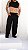 Calça Pantalona Linho Preta - Imagem 4