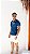 Camiseta Tricot Bicolor Azul - Imagem 4