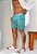 Shorts Arrastão Azul Turquesa - Imagem 3