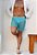 Shorts Arrastão Azul Turquesa - Imagem 4