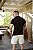 Camiseta Tricot Texturizada Marrom Café - Imagem 3