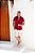 Camisa Viscolinho Vermelho Marsala - Imagem 2