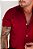 Camisa Viscolinho Vermelho Marsala - Imagem 2