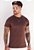Camiseta Texturizada Marrom Café - Imagem 1