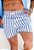 Shorts Linho Listrado - Imagem 1
