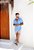 Shorts Linho Listrado - Imagem 3