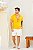 Camisa Viscolinho Gola Padre Mostarda - Imagem 2