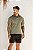 Camiseta Polo Texturizada Verde Musgo - Imagem 6