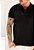 Camiseta Polo Tricot Preta - Imagem 2