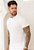 Camiseta Gola Padre Texturizada Off White - Imagem 1