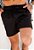 Shorts Linho Premium Preto - Imagem 1