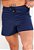 Shorts Canelado Azul Marinho - Imagem 1