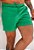 Shorts Barra Italiana Linho Verde Bandeira - Imagem 1