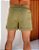 Shorts Barra Italiana Linho Verde Musgo - Imagem 7