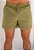 Shorts Barra Italiana Linho Verde Musgo - Imagem 1