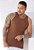 Regata Gringa Algodão Marrom - Imagem 1