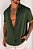 Camisa Viscose Verde Militar - Imagem 2