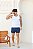 Mini Shorts Viscolycra Azul Marinho - Imagem 8