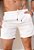 Shorts Alfaiataria Linho Off White - Imagem 1