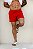 Shorts Barra Italiana Linho Vermelho - Imagem 4