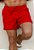Shorts Barra Italiana Linho Vermelho - Imagem 1