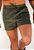 Shorts Linho Jacquard Verde Militar - Imagem 1