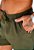 Shorts Linho Jacquard Verde Militar - Imagem 3