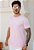 Camiseta Básica Algodão Rosa Bebê - Imagem 1