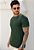 Camiseta Básica Algodão Verde Militar - Imagem 1