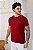 Camiseta Básica Algodão Vermelho Marsala - Imagem 3