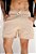 Shorts Alfaiataria Linho Creme - Imagem 1