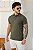 Camiseta Polo Algodão Verde Musgo - Imagem 2