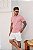 Camiseta Polo Algodão Rosa - Imagem 5