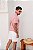 Camiseta Polo Algodão Rosa - Imagem 7