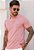 Camiseta Polo Algodão Rosa - Imagem 1