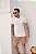 Camiseta Polo Algodão Off White - Imagem 3