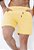 Shorts Alfaiataria Linho Amarelo - Imagem 1