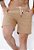 Shorts Alfaiataria Linho Nude - Imagem 1