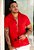 Camisa Viscose Vermelha - Imagem 1