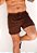 Shorts Canelado Marrom Café - Imagem 3