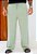 Calça Linho Risca Giz Verde Menta - Imagem 1