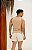 Shorts Linho Listrado Nude - Imagem 6