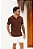 Camiseta Polo Tricot Marrom Café - Imagem 3