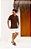 Camiseta Polo Tricot Marrom Café - Imagem 4