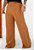Calça Pantalona Linho Caramelo - Imagem 1