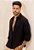 Camisa Oversized Viscolinho Preta - Imagem 1