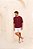 Blusa Oversized Tricot Vermelho Marsala - Imagem 2